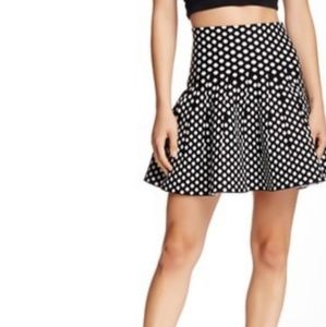 Vertigo Paris Polka Dot Fit and Flare Skirt